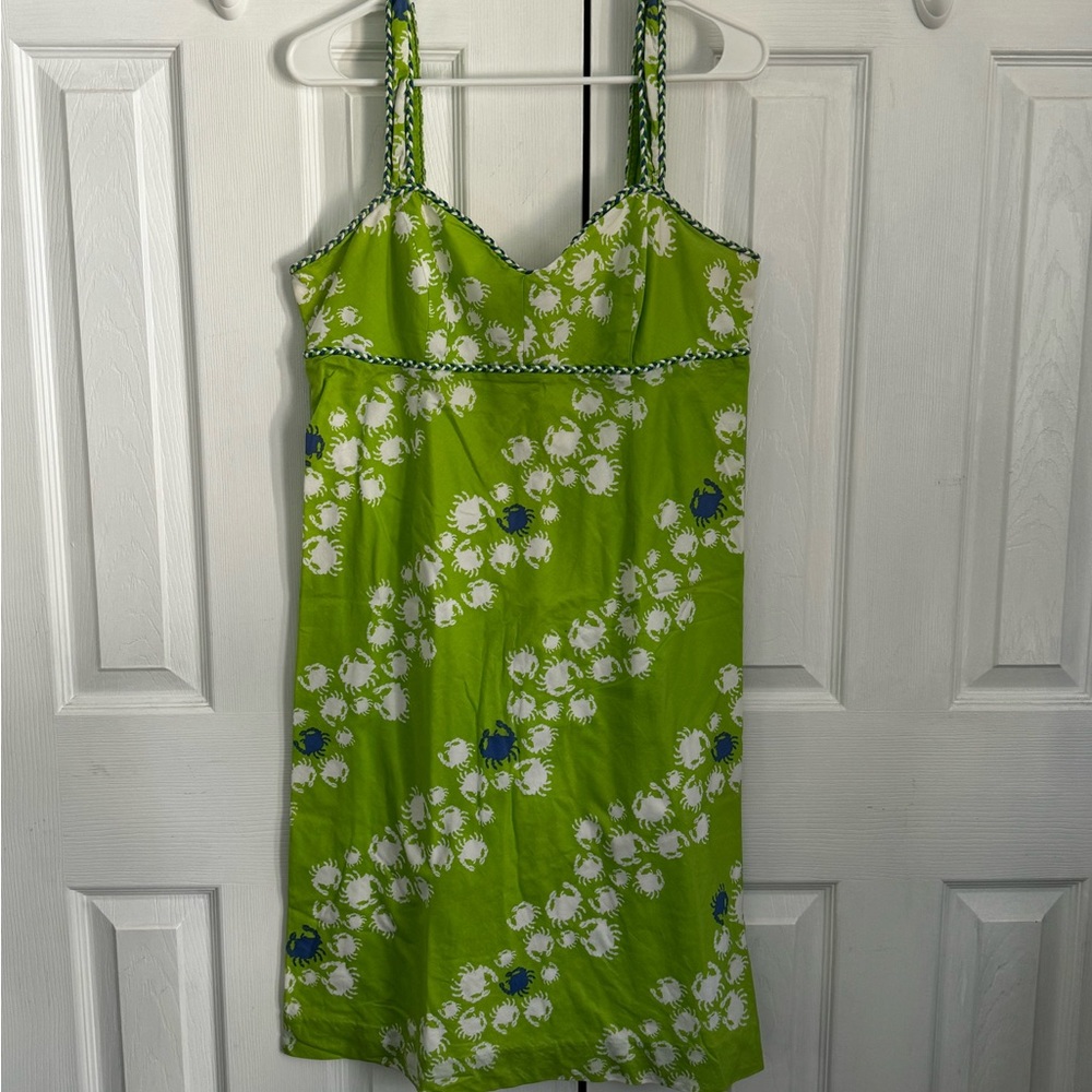 Lily Pulitzer Green Crab Dress